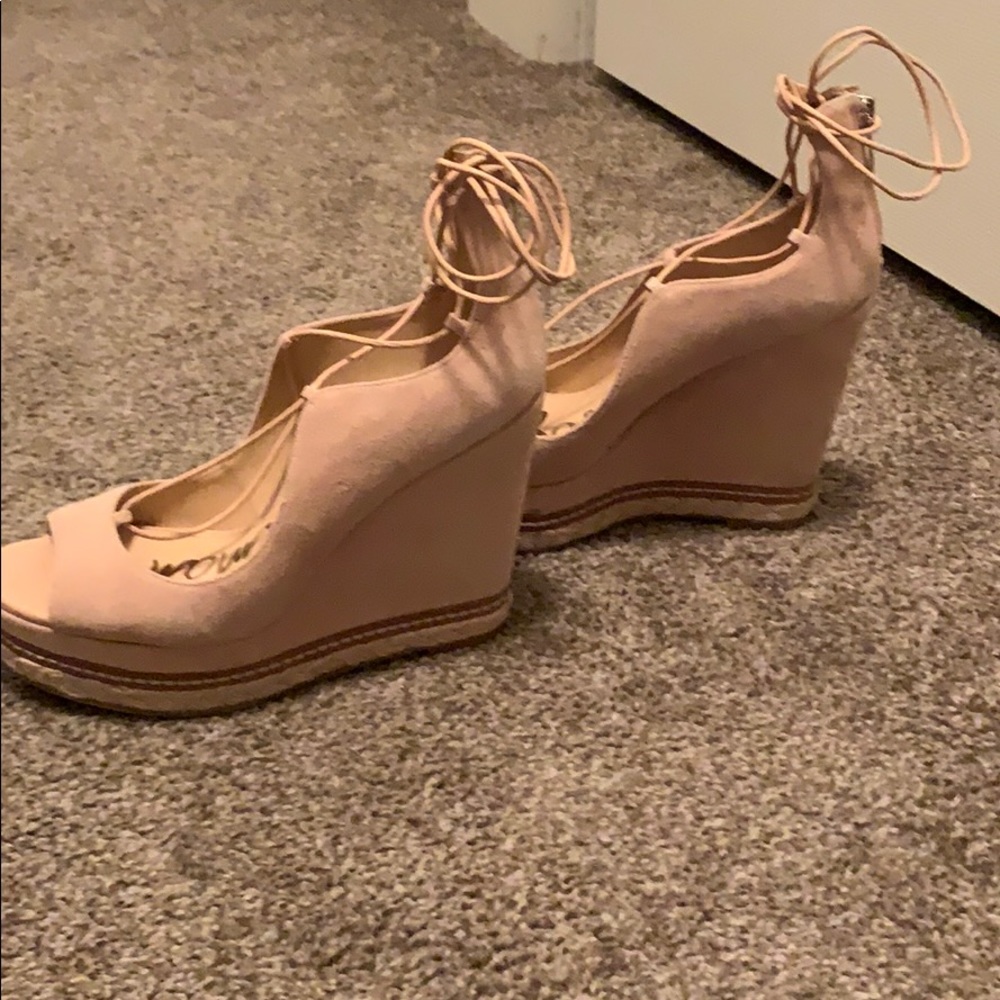 Sam Edelman Harriett tan lace up espadrilles - Picture 3 of 3